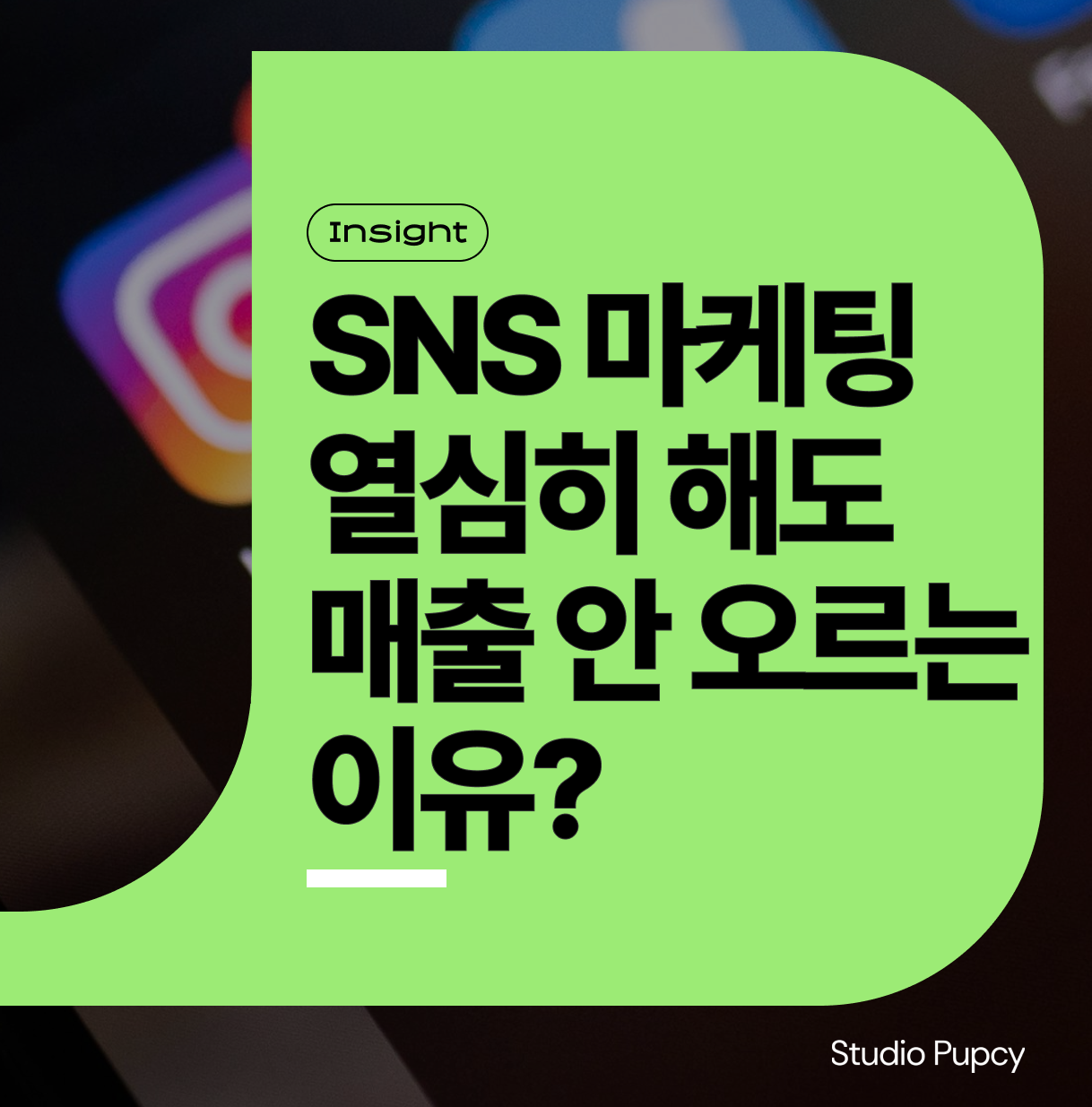 SNS 마케팅 열심히 해도 매출이 안 오르는 이유? 인스타그램 등 진짜 유입 채널 데이터에서 답을 찾으세요!